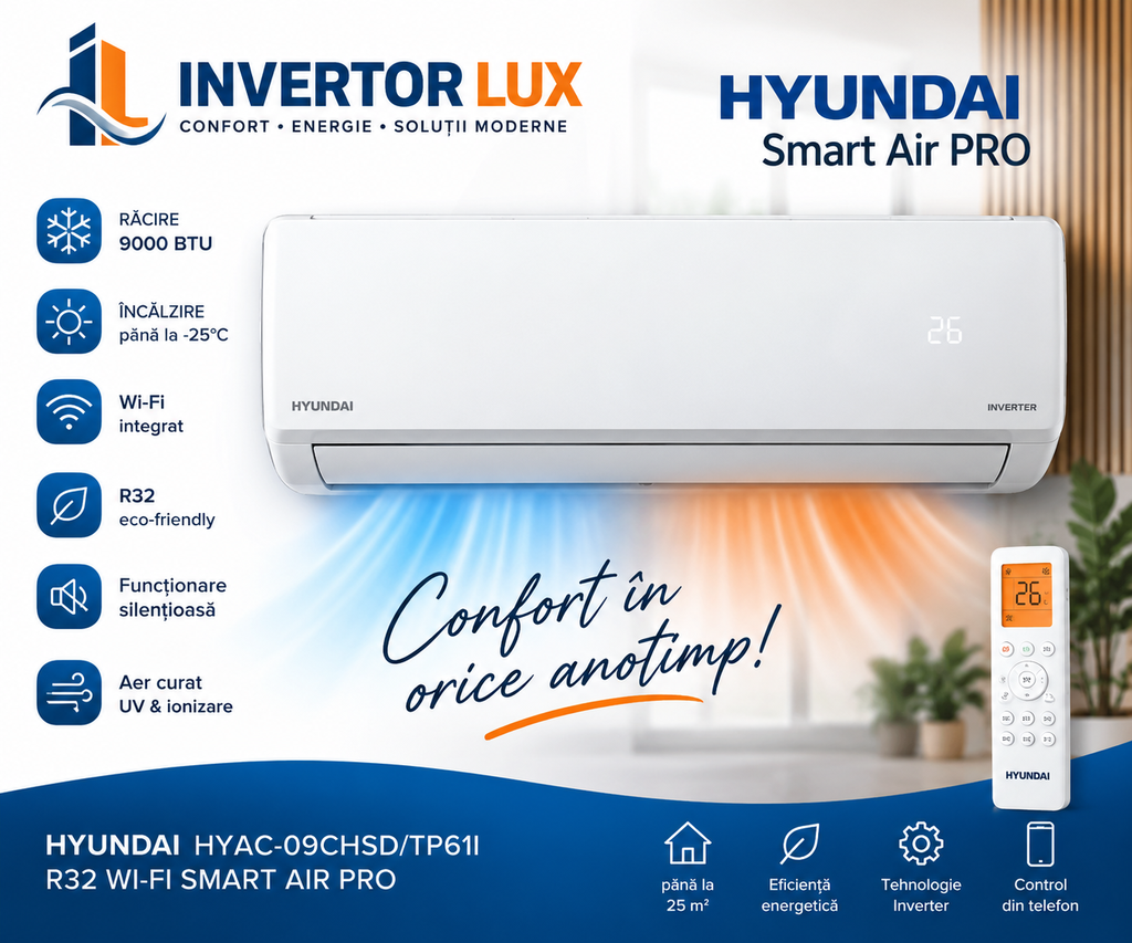 HYUNDAI R32 WI-FI SMART AIR PRO
