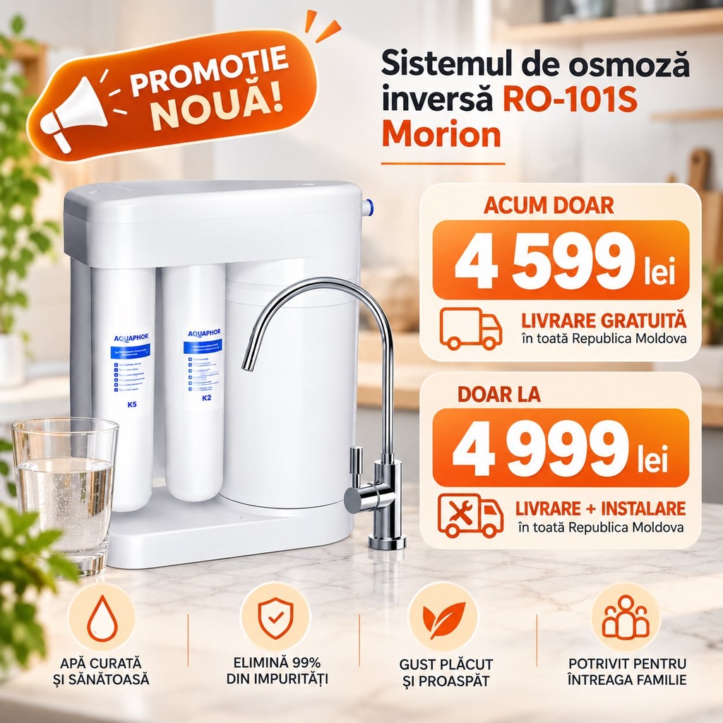 [RO-101S/M] Sistemul de osmoză inversă RO-101S Morion