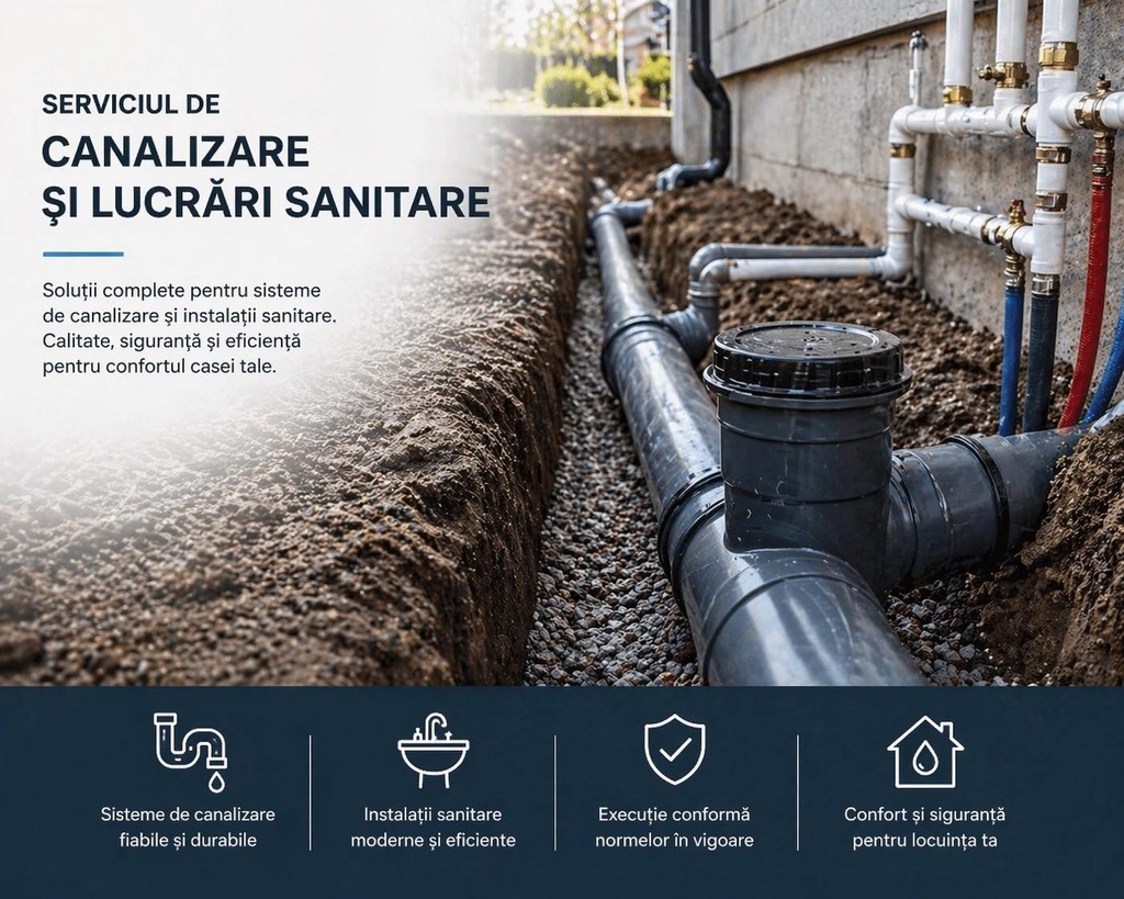 [CAN/3] SERVICII DE CANALIZARE ȘI LUCRĂRI SANITARE